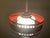 Vintage Space Age Hanging Lamp in Red, 1970s For Sale - Image 17 of 18