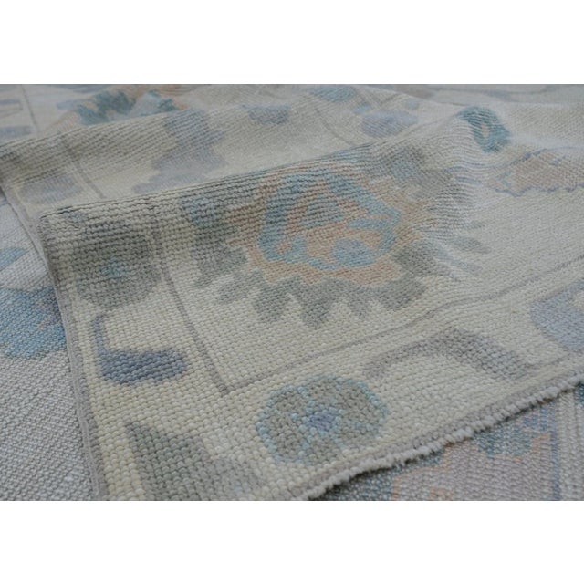 Turkish Turkish Oushak Rug 11'8" x 15'2" For Sale - Image 3 of 6