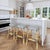 This backless stool measures 30" high, so it sits at just the right height for your bar seating. It has an intricately...