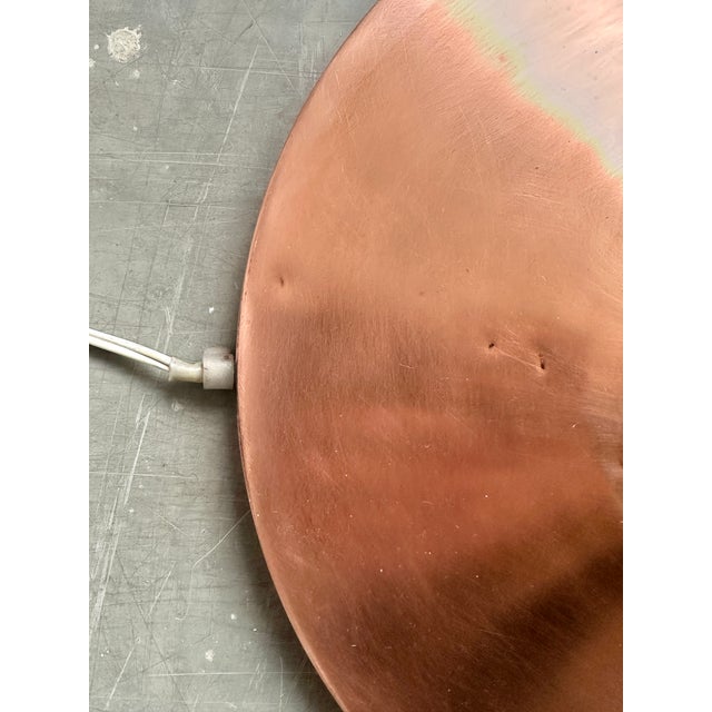 Mid-Century Hungarian Industrial Copper Floor Lamp with Amber Glass Shade, 1970s For Sale - Image 13 of 18