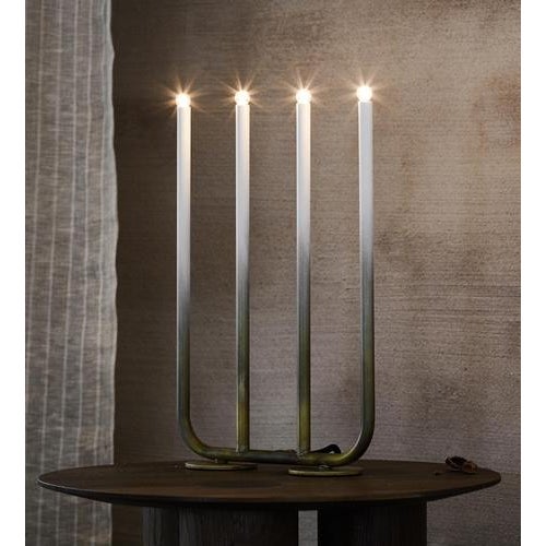 Table lamp model december snö with four arms designed by sabina grubbeson and manufactured by konsthantverk. Limited...