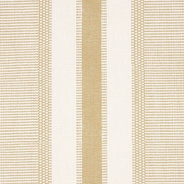 Contemporary Schumacher X A Rum Fellow Ipala Stripe Wallpaper In Bisque For Sale - Image 3 of 4