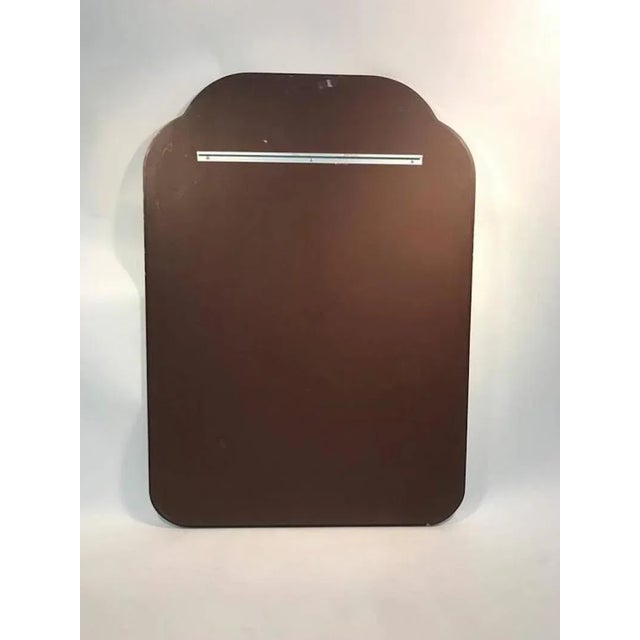 Silver Italian Etched Glass Wall Mirror in the Style Lupi Cristal Luxo For Sale - Image 8 of 9