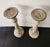 Antique Country House Shabby Chic Wooden Candleholders for Pillar Candles, France, 1950s For Sale - Image 9 of 18