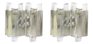 Large Murano Glass Sconces from Kalmar, Austria, 1960s, Set of 2