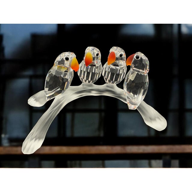 Statuetta Baby Lovebirds by Swarovski, 2000s For Sale - Image 11 of 14
