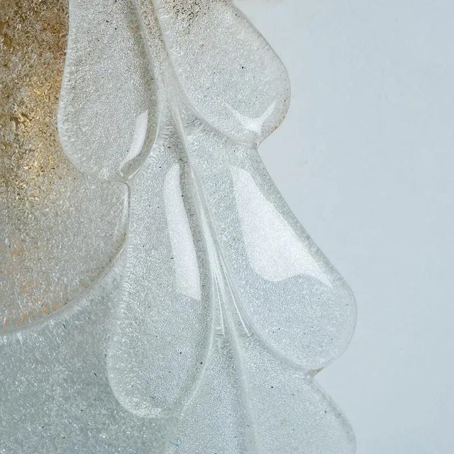 Floral Wall Light in Murano Glass from Barovier & Toso, 1969 For Sale - Image 3 of 14