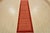 Contemporary Gabbeh Runner 2’6” X 9’9” Red Wool Contemporary Hand-Knotted Oriental Rug For Sale - Image 3 of 12