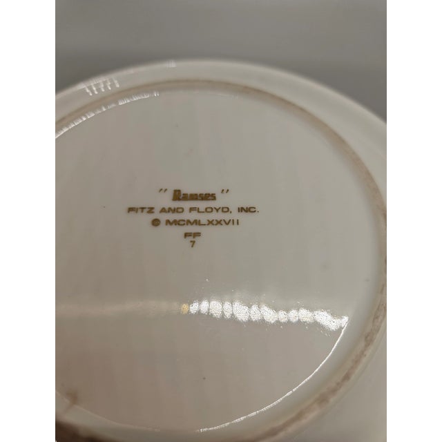 Mid-Century Modern Vintage Fitz and Floyd Ramses Candy Dish For Sale - Image 3 of 3