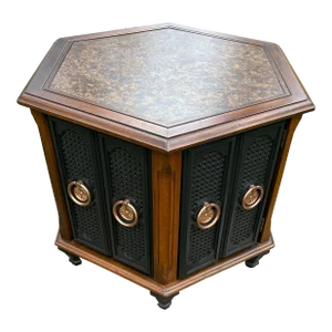 1960s Mid-Century Modern Mersman Hexagon Side End Table; Item # 80-04