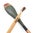 Cabin Sanborn Canoe Company Scout Hand Painted Canoe Paddle (New/ Old Stock) For Sale - Image 3 of 4