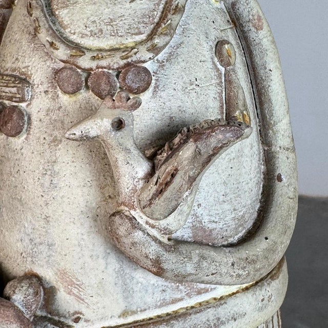 Hand-Sculpted Terracotta Figures attributed to Saverio Farci, 1960s, Set of 2 For Sale - Image 16 of 18