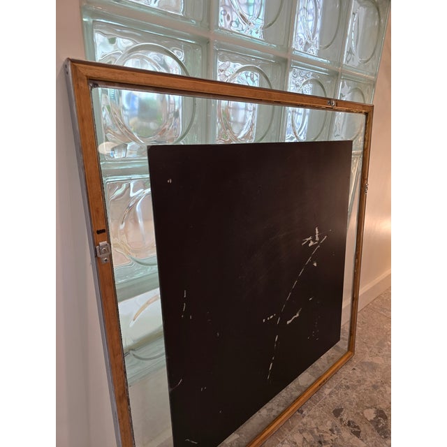 Silver Vintage Op Art Postmodern Stacked Wall Mirror For Sale - Image 8 of 9