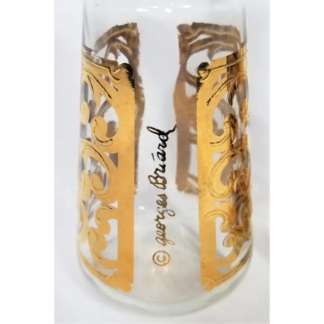 Georges Briard 22-Karat Gold Cruet Set 1960s Mid Century For Sale - Image 10 of 12