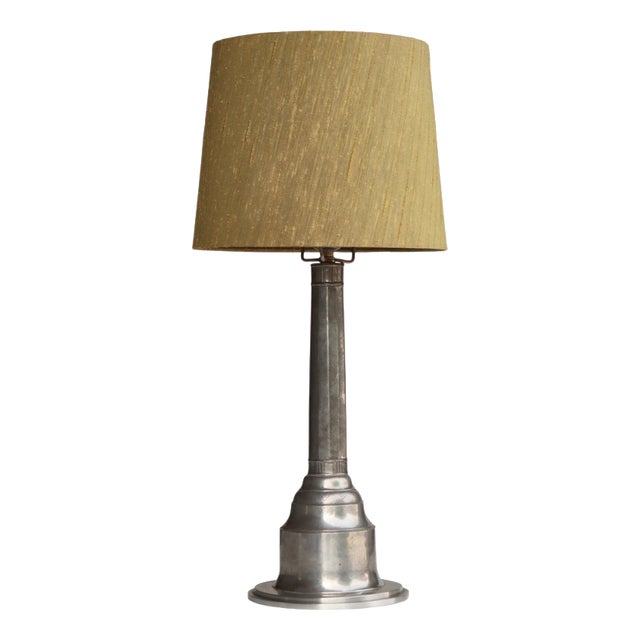 Art Nouveau Pewter No. 696 Table Lamp by Just Andersen, Denmark, 1930s For Sale