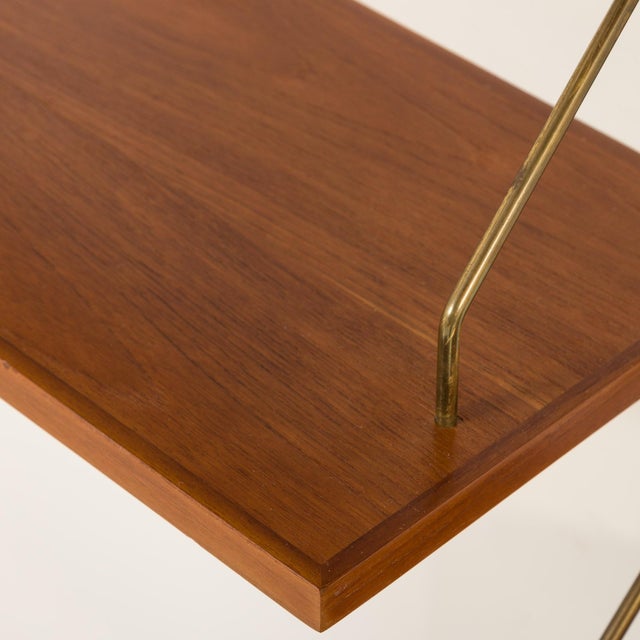 Mid-Century Danish Teak Wall Unit in the style of Poul Cadovius, 1960s For Sale - Image 9 of 16