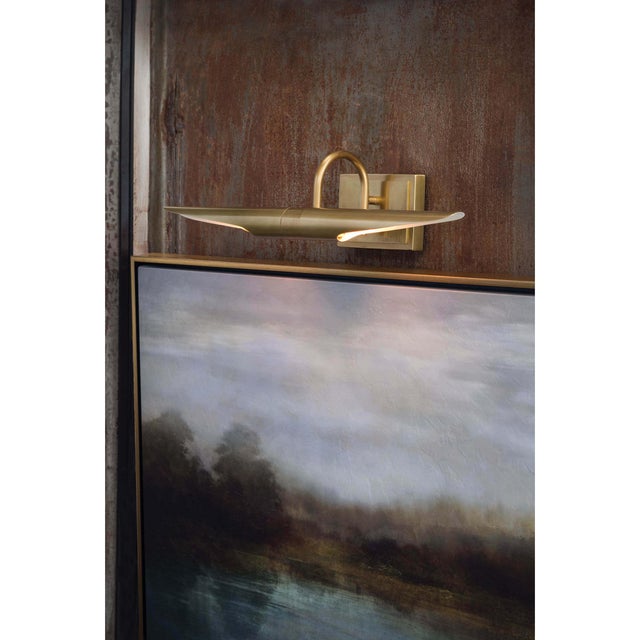 Inspired by the classic museum fixture, the Redford Picture light is crafted in steel with a plated finish. This fixture's...