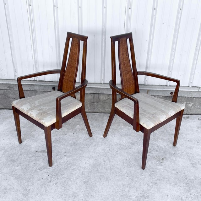 MidCentury Modern Highback Dining Chairs by American of Martinsville Chairish