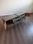 1960s Mid Century Modern Pair of Grey Nightstands W/ Amazing Brass Hardware For Sale - Image 5 of 10