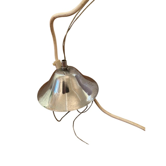 Vistosi Murano 1970s Vistosi Murano Glass Pink Swirl Pendant For Sale - Image 4 of 5