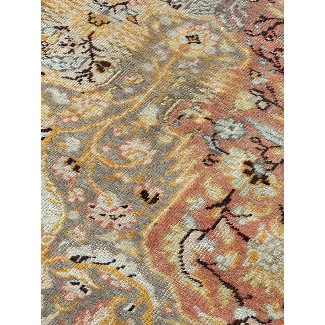 Brown Antique Turkish Cesare Rug, 1890s For Sale - Image 8 of 18