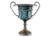 English silverplate trophy awarded to a ski champion during the 1950s. Its elegant twin handled form, engraved...
