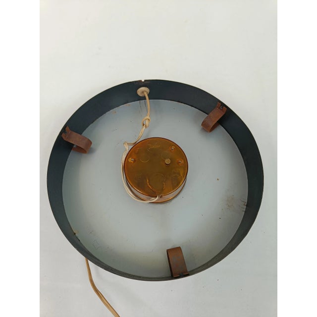 Black Mid-Century Clock from Palmtag, 1950s For Sale - Image 8 of 12