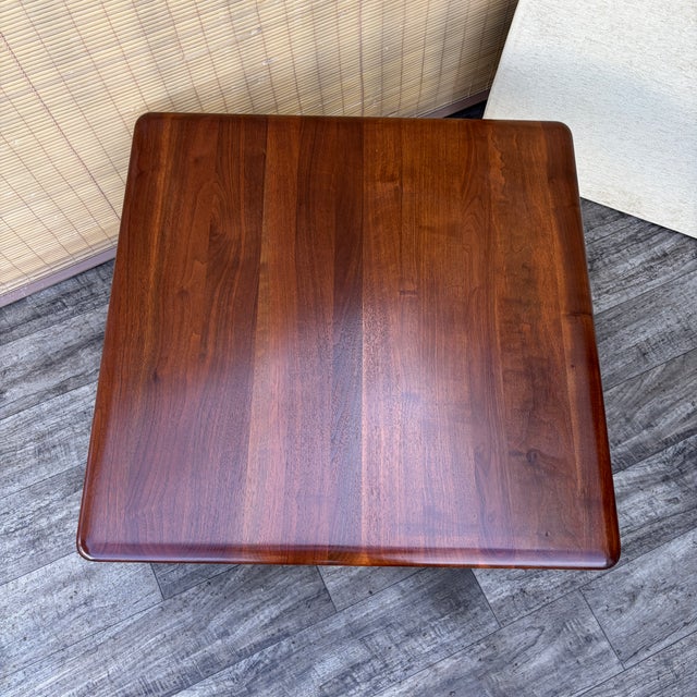 Mid Century Modern Fully Refinished Solid Wood Coffee Table by Carl Bissman Furniture. Circa 1960s. For Sale - Image 13 of 17