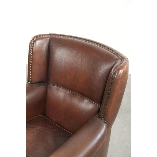 Sheepskin Wing Lounge Chair For Sale - Image 12 of 13