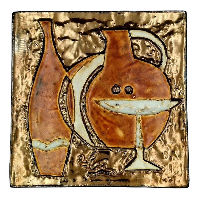 Ceramic Model 311 Wall Relief by Helmut Schäffenacker, Germany, 1960s For Sale