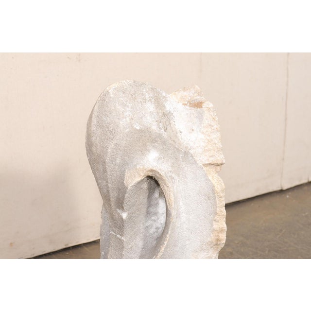 Gothic 18th C. Carved-Limestone Cathedral Fragment For Sale - Image 3 of 9