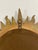 Vintage Mid 20th Century 12.5" Gilded Sunburst Accent Wall Mirror For Sale - Image 9 of 18