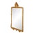 Vintage Italian Carved Giltwood Wall Mirror For Sale