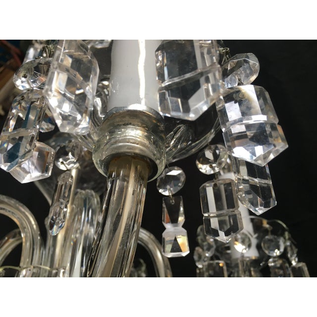 Bohemia Crystal Chandelier, 1970s For Sale - Image 10 of 18