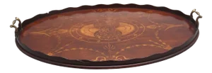 Inlaid Mahogany Tray, 1890