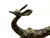 Black 1950s Bronze Stag by the noted American Sculptor Frank Eliscu Original Receipt For Sale - Image 8 of 15