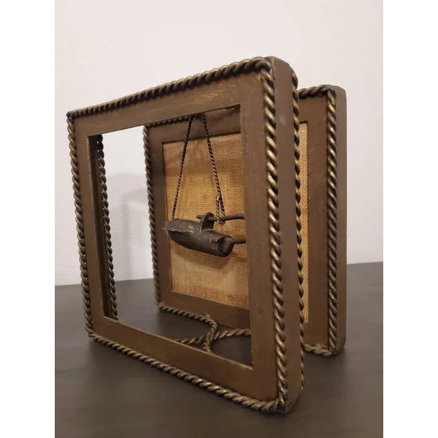 Vintage John-Richard Collection Wall Hanging Sculpture Box For Sale - Image 4 of 11