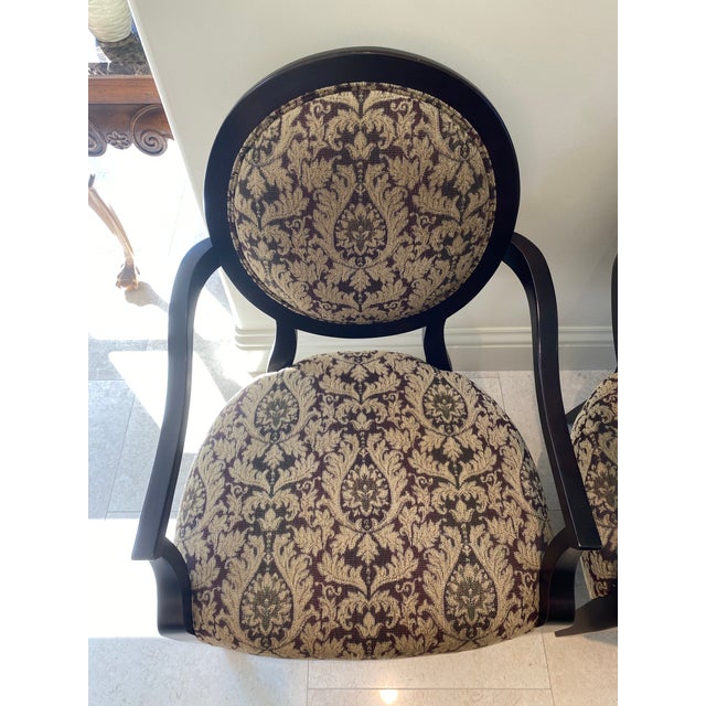 Onyx Contemporary Bernhardt Black Chairs - a Pair For Sale - Image 8 of 13
