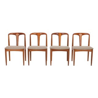 Juliane Dining Chairs by Johannes Andersen for Uldum Mobelfabrik, 1960s, Set of 4 For Sale