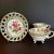 Vintage Royal Sealy Teacup & Saucer: Iridescent Green China With Pink Roses - Sold Individually Per Set For Sale In Miami - Image 6 of 11