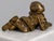 Bronze 19th Century Japanese Meiji Bronze Reclining Karako Boy Okimono With Articulated Fan For Sale - Image 8 of 12