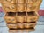 Elegant John Widdicomb tallboy dresser is crafted from wood with a warm honey finish. This French Provincial style chest...