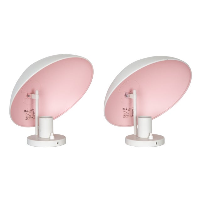 Vintage Danish PH Hat Maxi Wall Lamps by Poul Henningsen for Louis Poulsen, 1961, Set of 2 For Sale