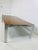 Chrome Mid-Century Vintage, Milo Baughman Dark Walnut Coffee Table For Sale - Image 8 of 12