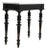19th Century France Black Wood Console Table For Sale