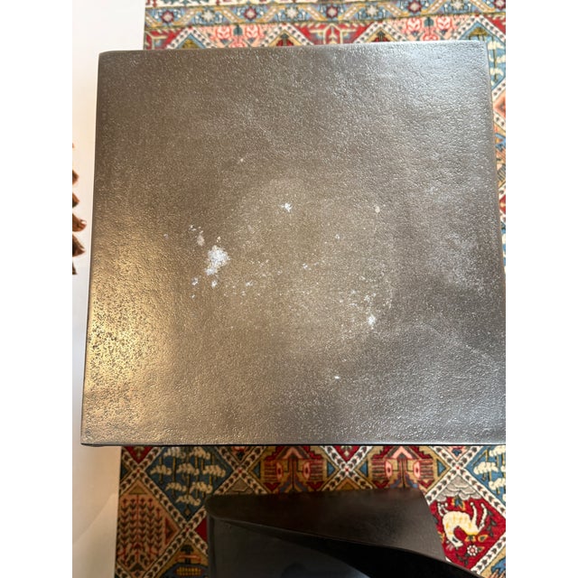 Charcoal Bernhardt Interiors Vika Side Tables, Pair For Sale - Image 8 of 12