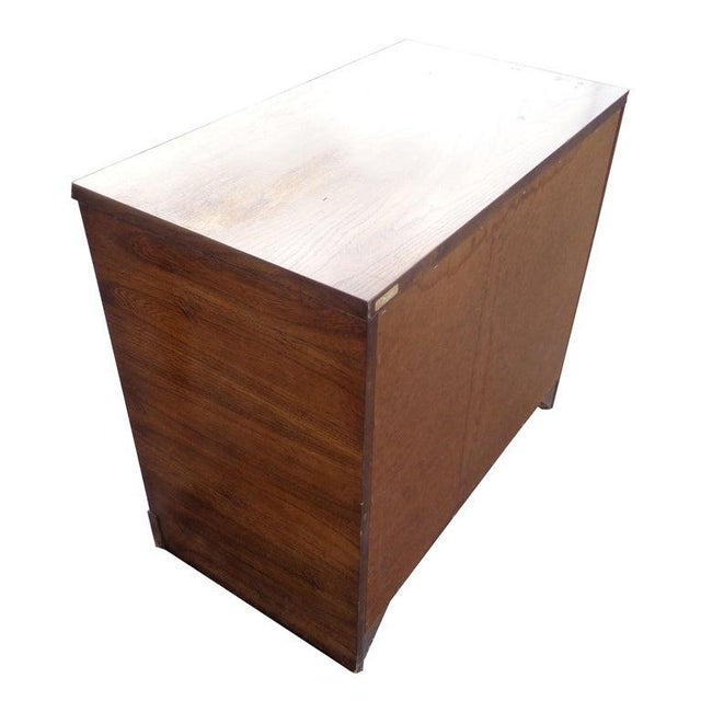 Late 20th Century Late 20th Century Lane Walnut and Burl Cabinet For Sale - Image 5 of 6