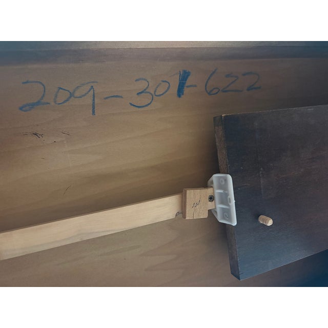 2 Piece Set, Late 20th Century Pennsylvania House Style Cherry Queen Anne Console & Tea Table For Sale In Denver - Image 6 of 6