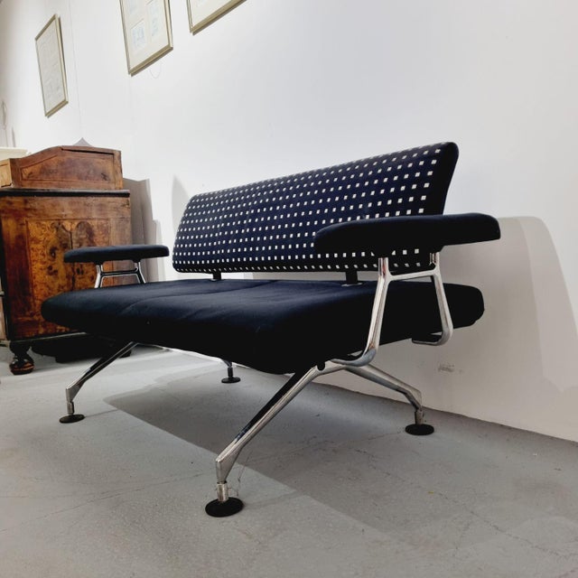 Vintage Italian Two-Seater Sofa by Antonio Citterio for Vitra, 1980s For Sale - Image 6 of 17