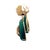 Modern Vintage Italian 18k Gold Diamond & Carved Malachite Convertible Drop Earrings, 1970s, A Pair For Sale - Image 3 of 9
